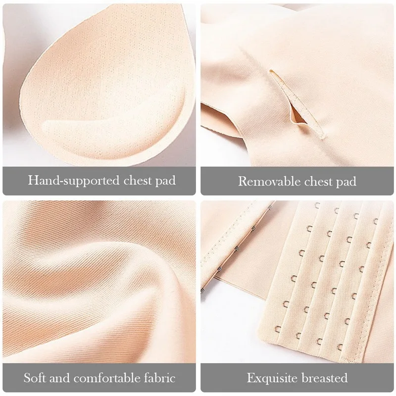 

Women Reducing Girdle Posture Corrector Bras Seamless Underwear Slimming Belly Sheath Cross Back Tank Tops Body Fitness Vest