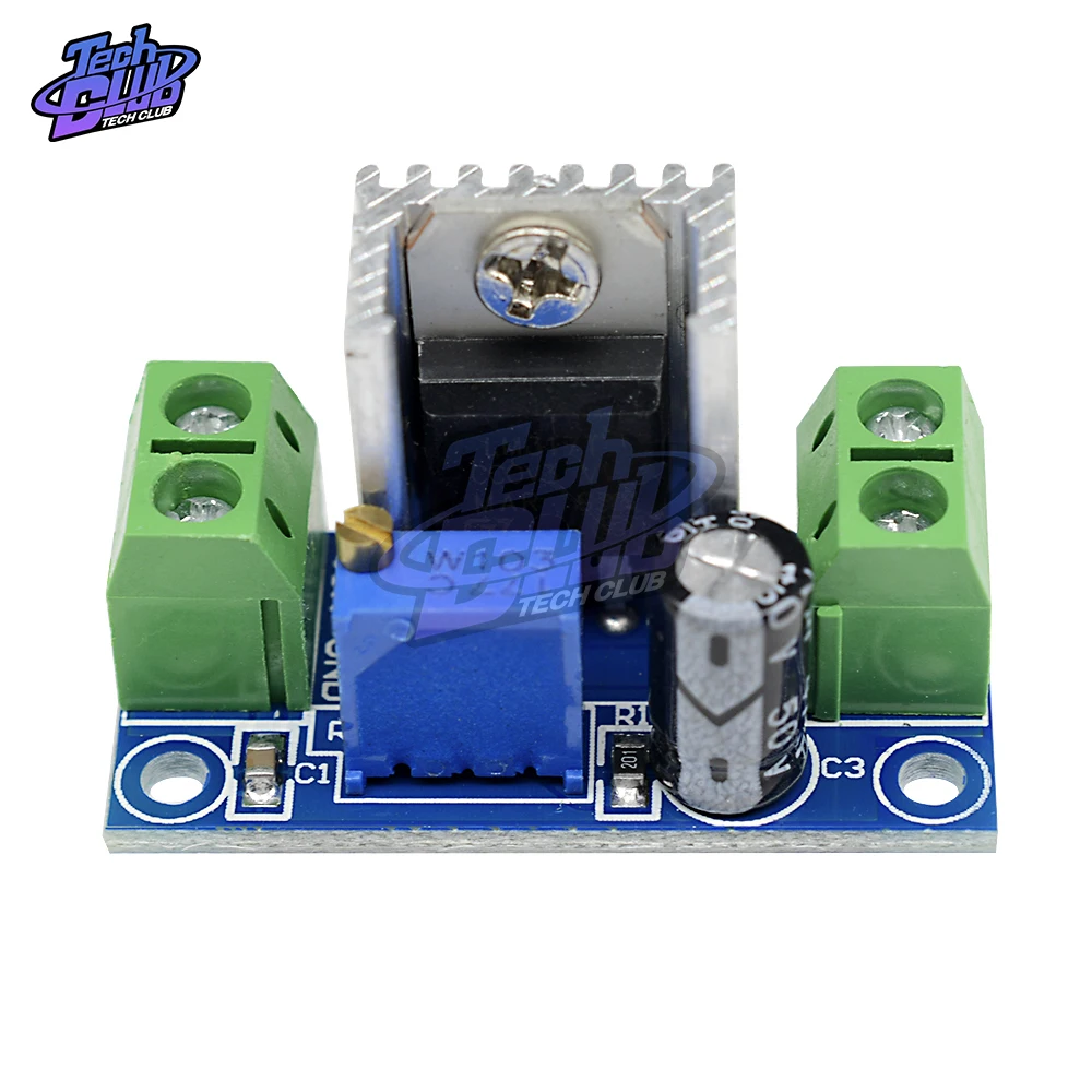 LM317 DC преобразователь понижающий модуль печатной платы линейный регулятор