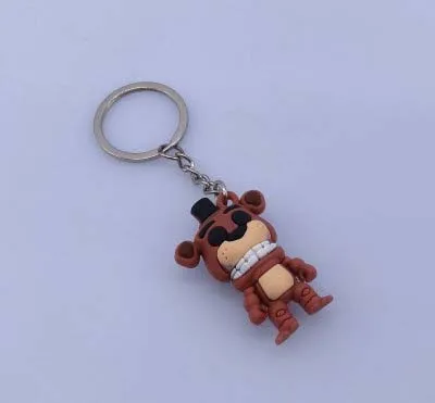 Аниме игра FNAF Five Nights at Freddy's брелок фигурки игрушки лисица Фредди Бонни 3D брелок FNAF подарок детские игрушки