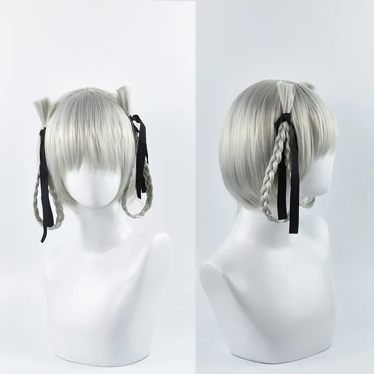 Kakegurui косплей парик волос длинные momoboami kirari серые волосы ролевые игры Хэллоуин