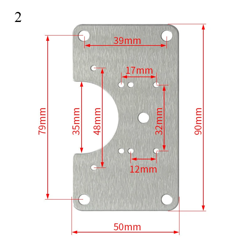 

Simplicity Furniture Fixing Plate Stainless Steel Fixing Plate Hardware Accessories Hinge Installation Plate Useful Home Tool
