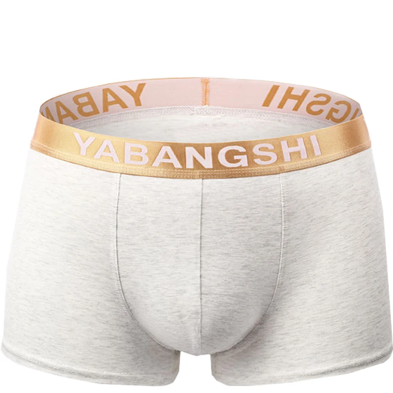 

MEIYIYA 4 PCS Men Underwear Cotton Boxers Panties Comfortable Mens Underpants Sexy Solid Cuecas Trunks Brand Shorts Men Boxer