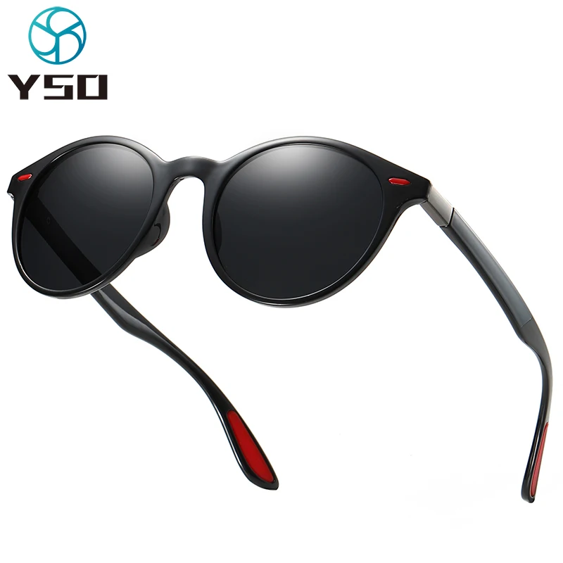 Круглые Солнцезащитные очки YSO 2020 для женщин новый дизайн поляризованные линзы TAC
