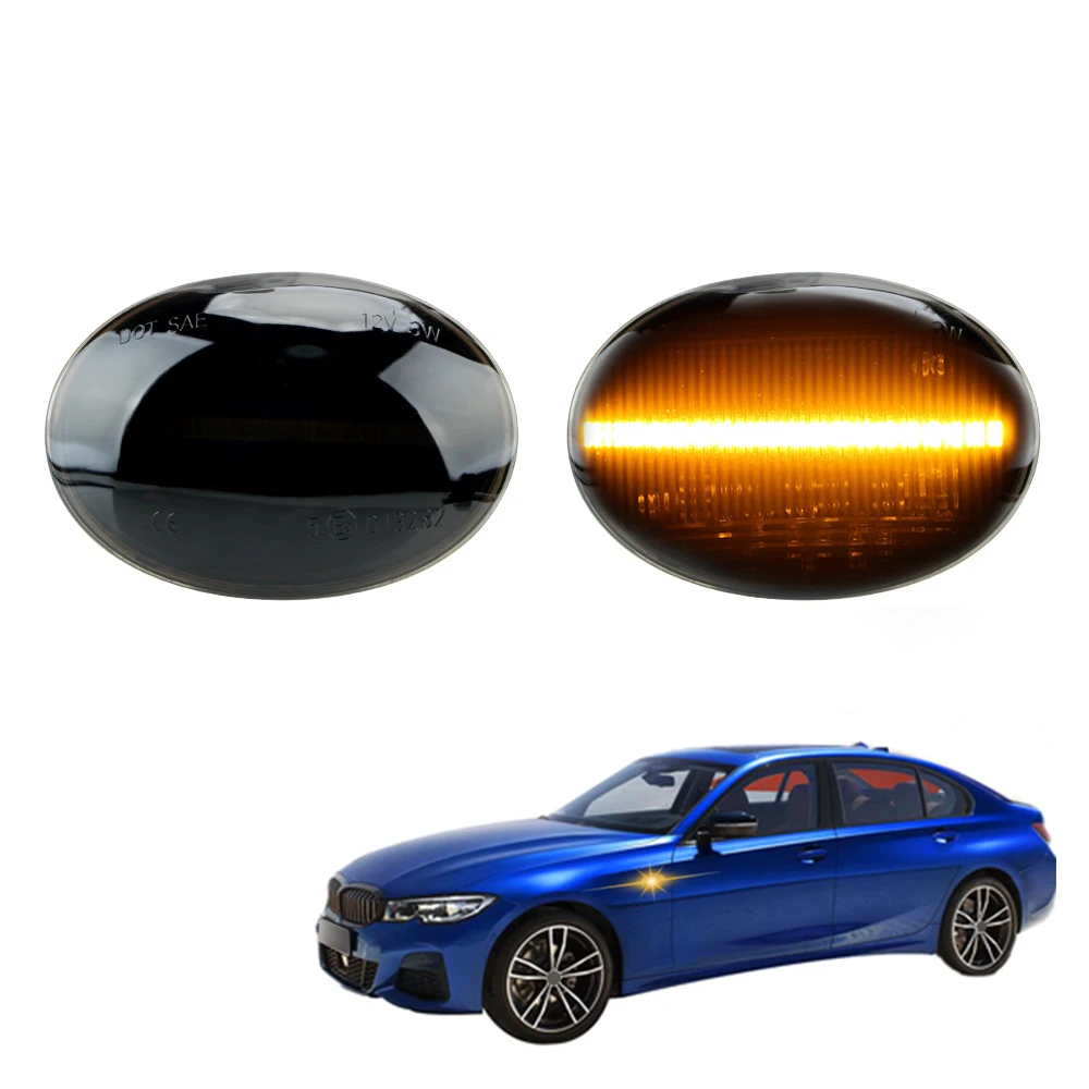 

Светодиодный ные Автомобильные Боковые Габаритные светильник, указатели поворота, указатели поворота, пара для BMW MINI Cooper R56 R57 R58 R59 2007-2013
