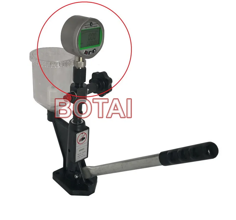 Манометр с цифровым дисплеем 0-60 МПа для дизельного топливного инжектора общей