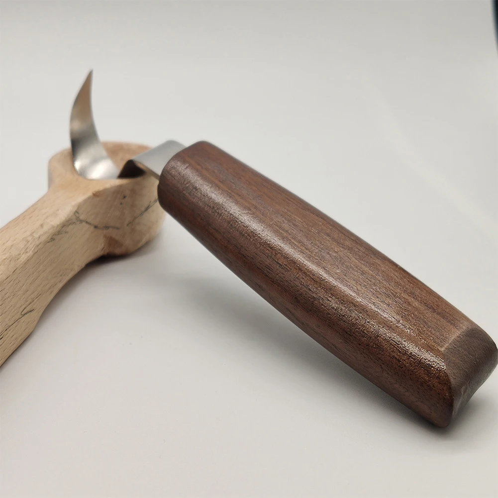 

9PCS/10PCS (Optional) Wood Handle Steel Carving Cutter Wood Cutter Scrape Spoon Carving Cutter Woodworking Hand Tool Set