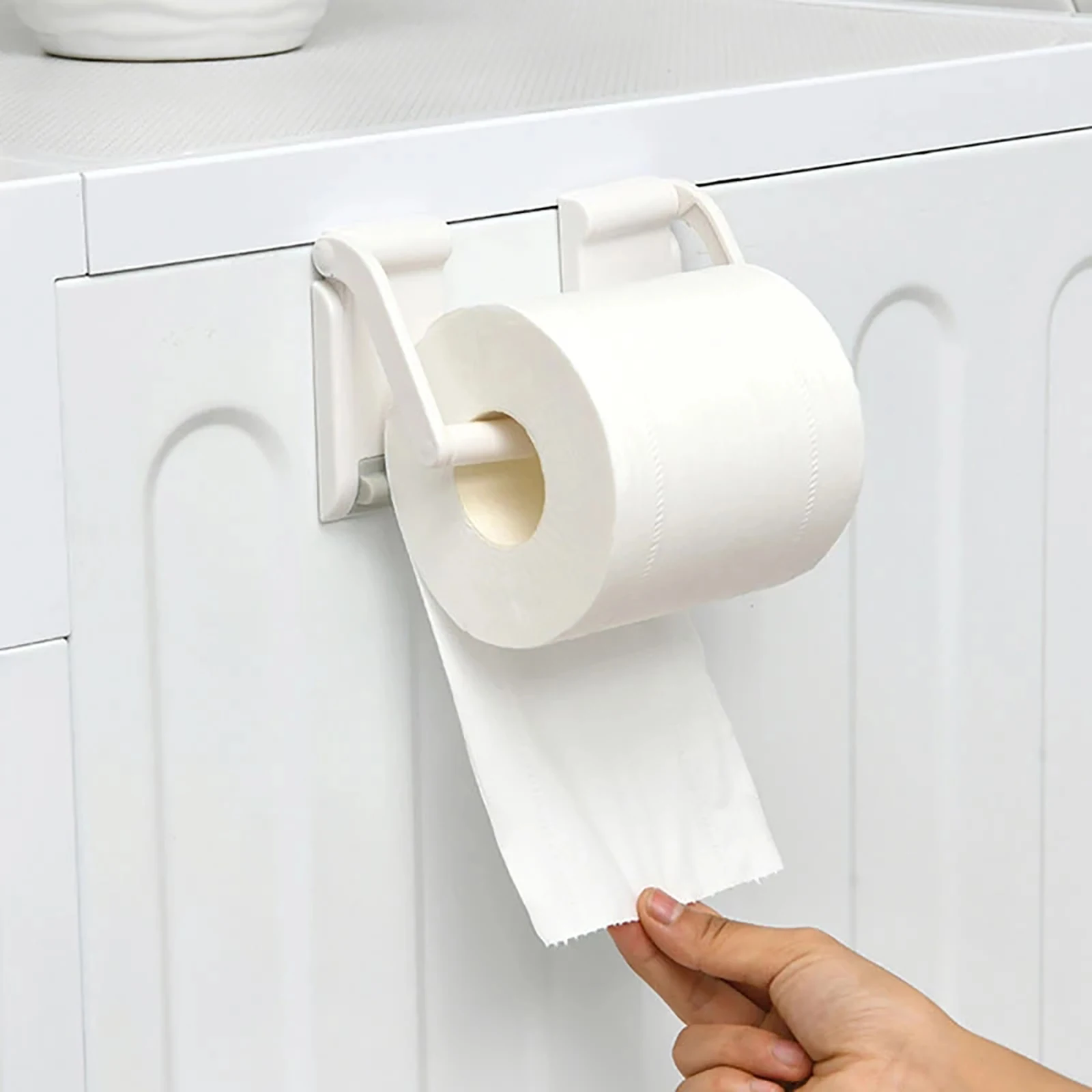 Paper Towel Holder Width-Adjustable Punch-Free Rack Bar Cabinet Rag Magnetic Kitchen Roll | Дом и сад