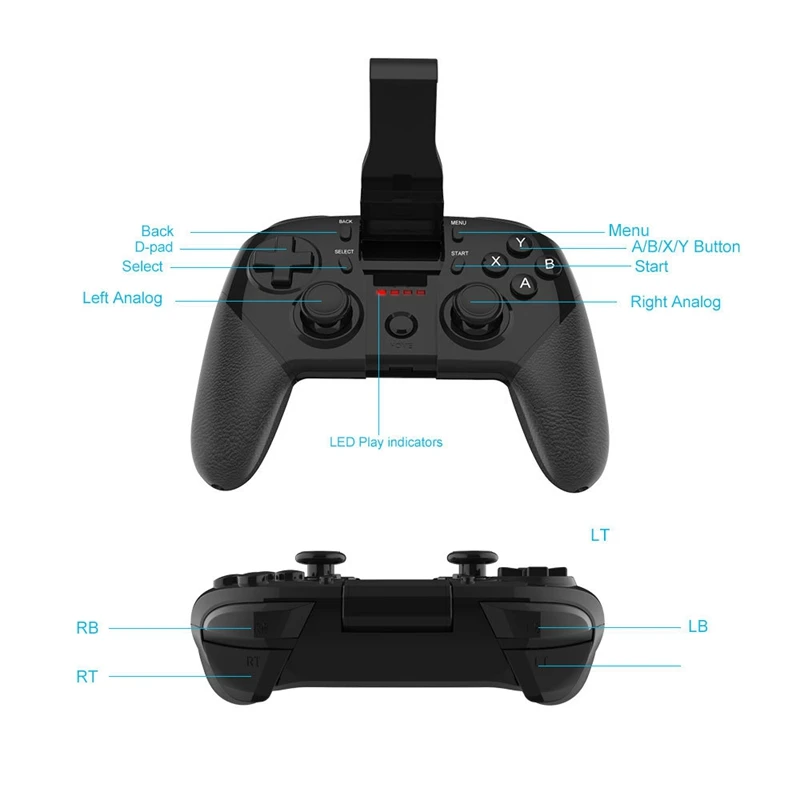 Wireless Smartphone Joystick Gamepad Android Controller Bluetooth Control for IOS and PC Smart TV with Support | Электроника
