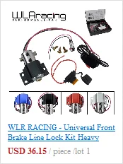 WLR RACING-универсальный гидравлический ручной тормоз E-brake вертикальный/горизонтальный Дрифт для Honda Civic 2/3/4Dr 1992-1995 WLR3632