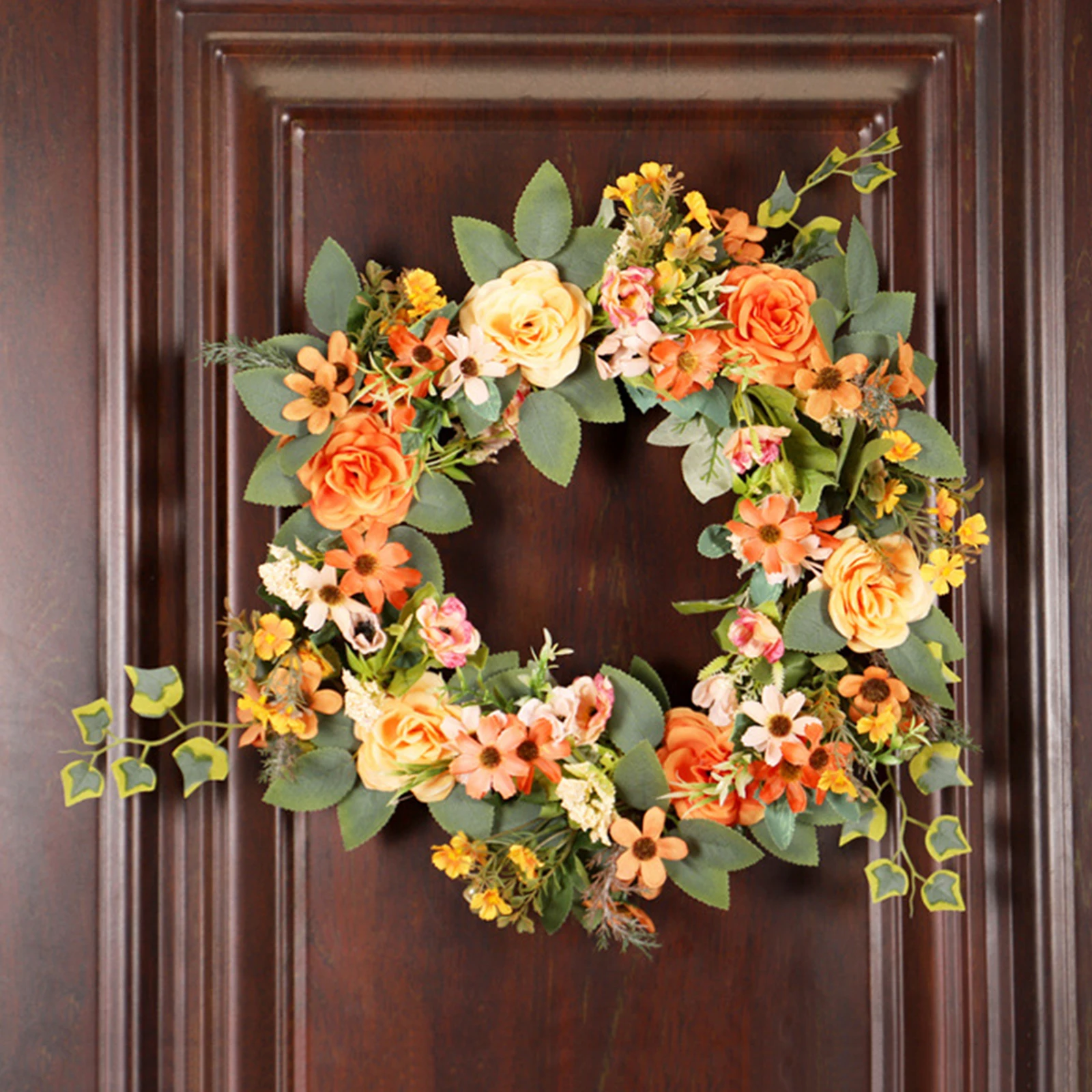 

Front Door Wreath Peony Daisy Garland Home Decor Wall Party Photograph Props