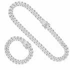 Цепь мужская из кубинской цепи в стиле хип-хоп, 13 мм