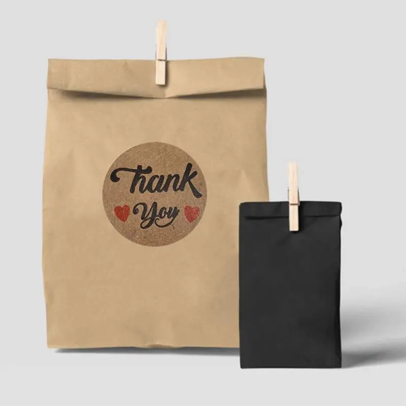 

500/2500pcs Thank You Stickers Seal Labels for Wedding Favors Party Envelope Stationery Sticker