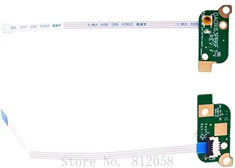 

New ON/Off Switch Power Button Board Cable for HP ProBook 450 G3 455 G3 470 G3 Series DA0X63PB6F0 DA0X63PB6F1 DAX63TH16F1