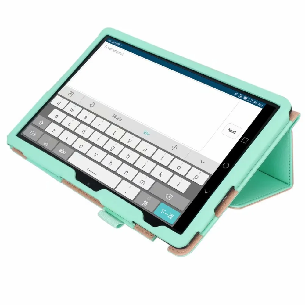 Чехол для планшета из искусственной кожи для huawei MediaPad T5 10 AGS2-L09/L03/W09/W19 10,1 дюймов чехол для планшета Funda+ ручка