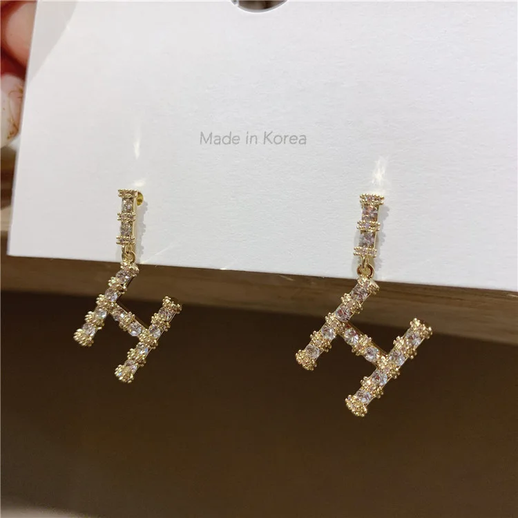 Серьги гвоздики с цирконием серебро 925 пробы|Серьги-гвоздики| |