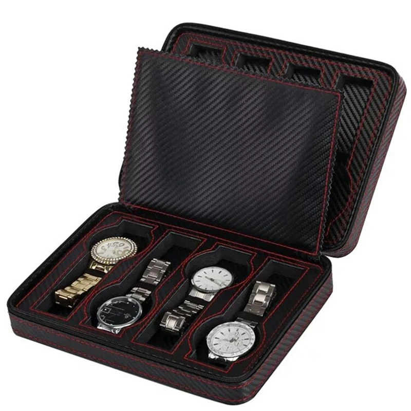 

Men and Women 8 Slot Box Watch Box Watch Collection Watch Storage Box Jewelry Display Cabinet
