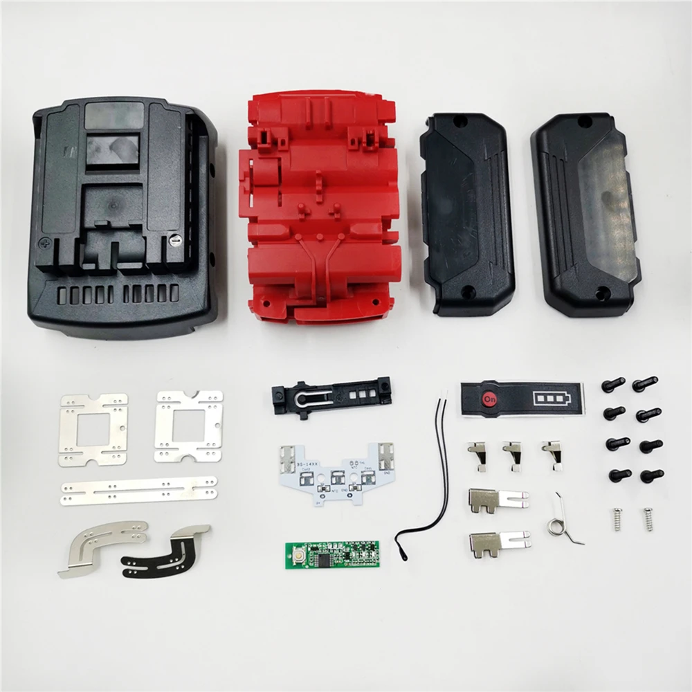 Battery Case Circuit Board LED Light Spring Set for Bosch 14.4V Li-ion Accessories | Электроника