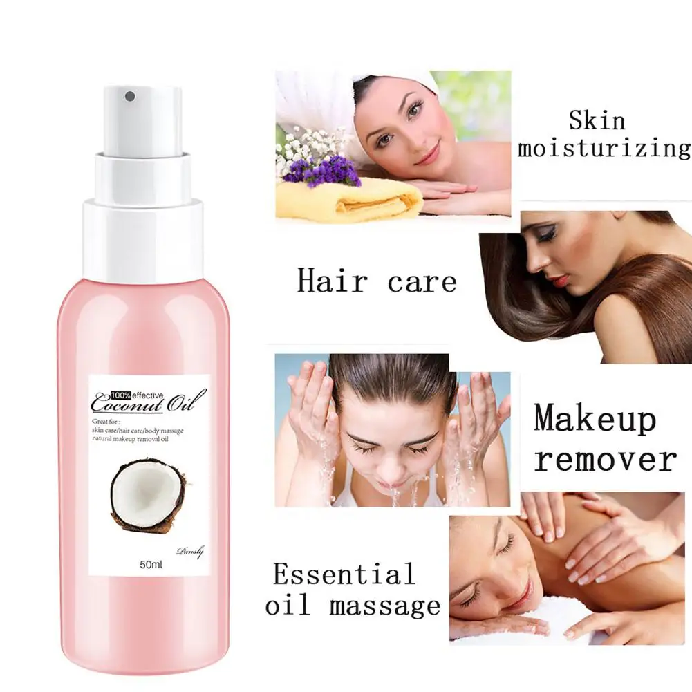 Яркий гламурный натуральный кокос масло эфирное растение волос уход за кожей