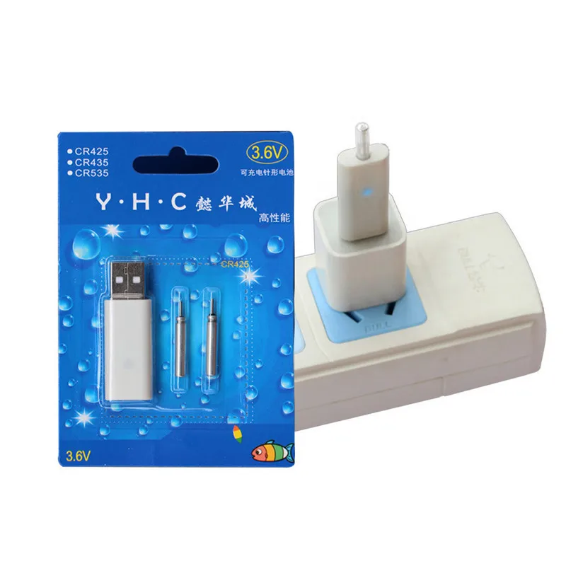 

New 1 Sets Fishing Floats Rechargeable CR425 Battery LED Fishing Float Accessory Suit for Different Charger Devices