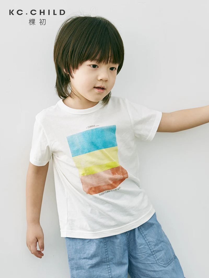 Детская футболка из натурального хлопка мягкая дышащая KC.Child 2020 | Мать и ребенок