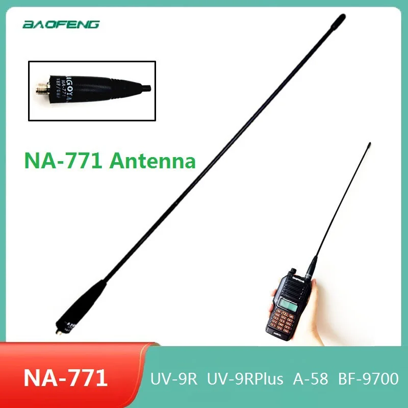

Nagoya NA-771 Antenna for Baofeng UV9R UV-9R PLUS Wakie Talkie SMA-Female High Gain Antenna BAOFENG Accessories Strong Signal