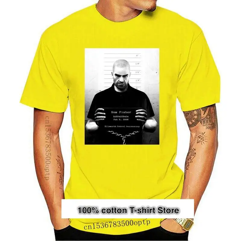 

Camiseta для hombre y mujer, camisa de sam fisher splinter cell, Blanca