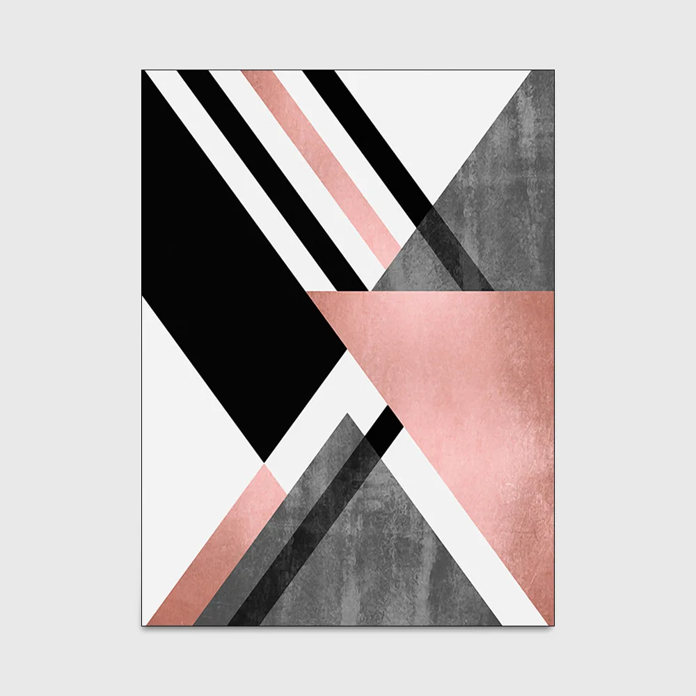 Nordic Geometric Carpet Modern Living Room Home Decoration Rug Bedroom Hallway Non Slip Mats Pink Doormats Lounge 160X230 | Дом и сад