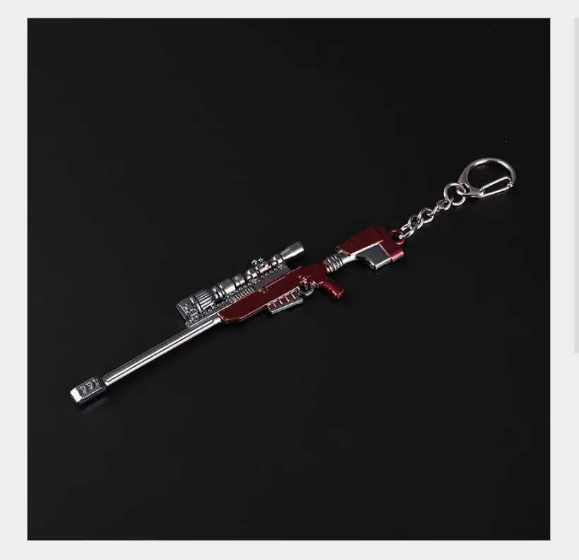 2 шт. 15 стилей 12 см игровой снайперский брелок "Боевые поля" брелок 98K AK47 пистолет из сплава ключей ювелирных изделий Подарок для поклонников PUBG Мужские крючки.