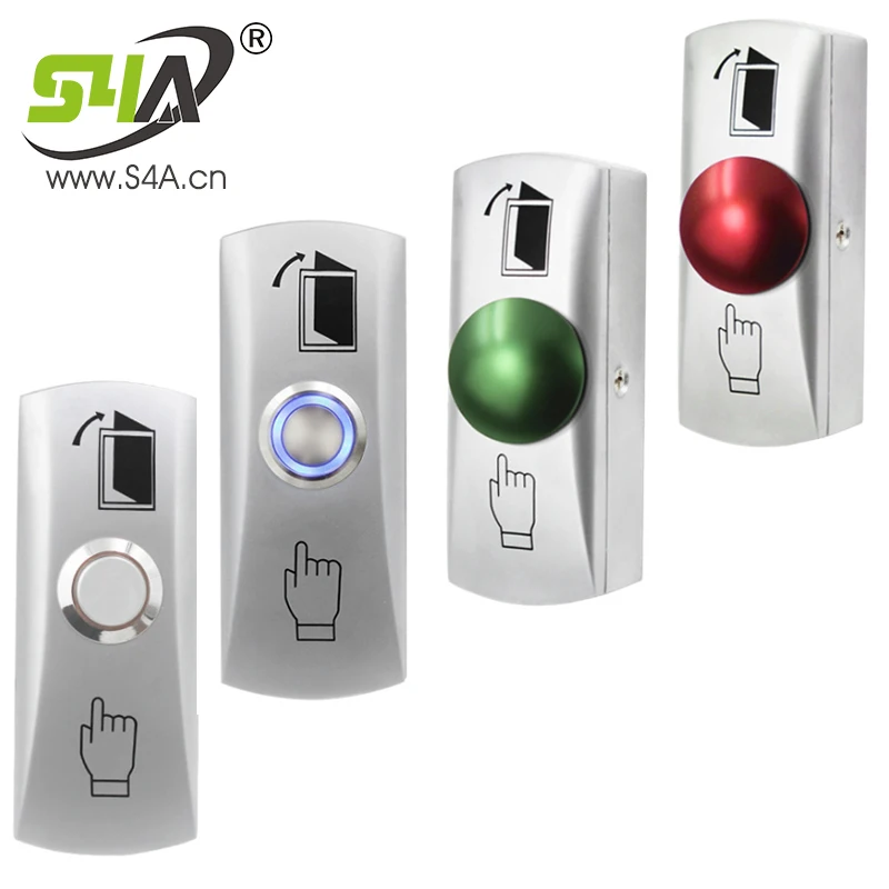 Кнопка выхода из сплава цинка с задней коробкой|exit button|button exitbuttons buttons |