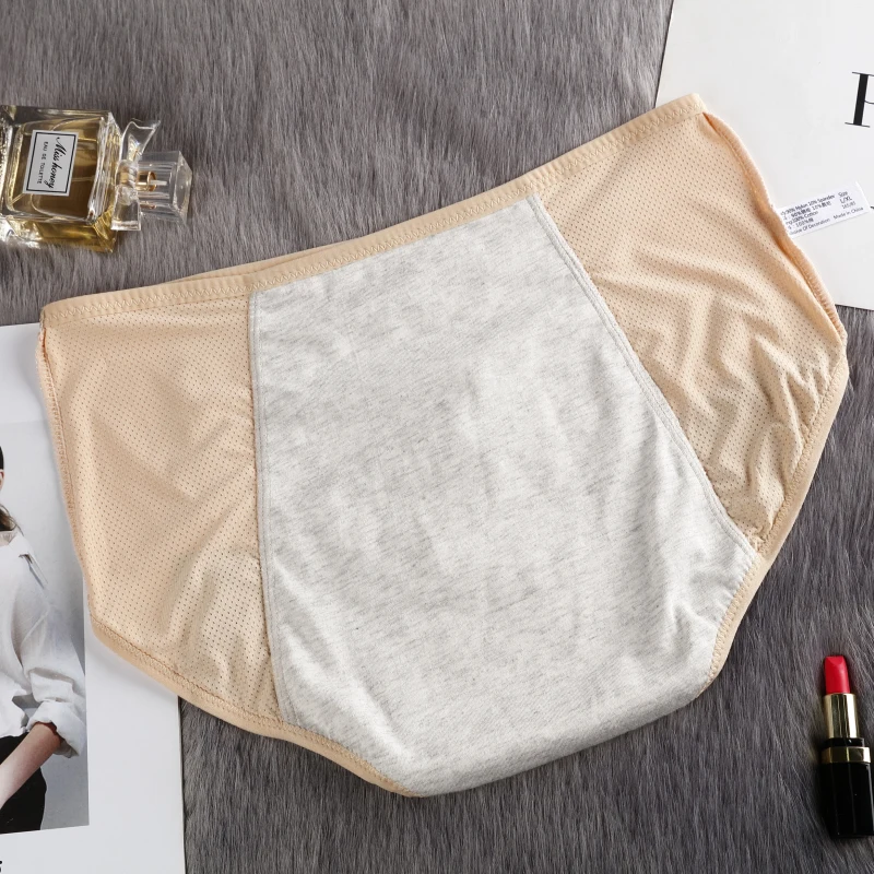 Менструальное нижнее белье хлопковые трусы с защитой от протечек Женские брифы