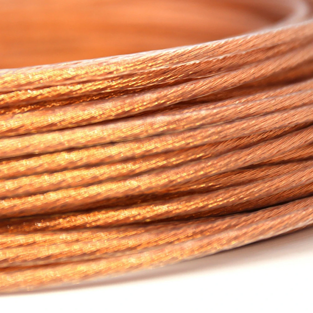 

ACROLINK 5N OCC copper Stranded Wire 4 square hifi Audio Cable DIY Power speaker cable