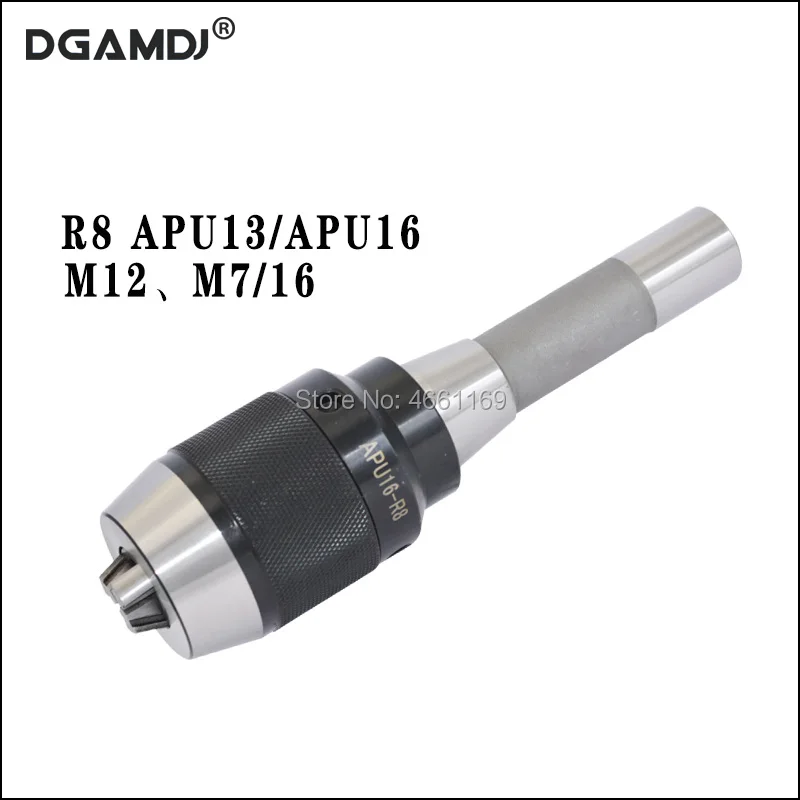 R8 APU13 APU16 self-затяжка сверла резьба патрона M12 M7/16 | Инструменты