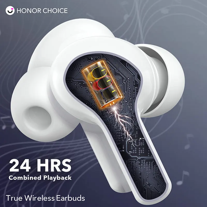 huawei honor choice earbuds x1 tws true wireless earbuds dual mic noise cancellation for calls free global shipping