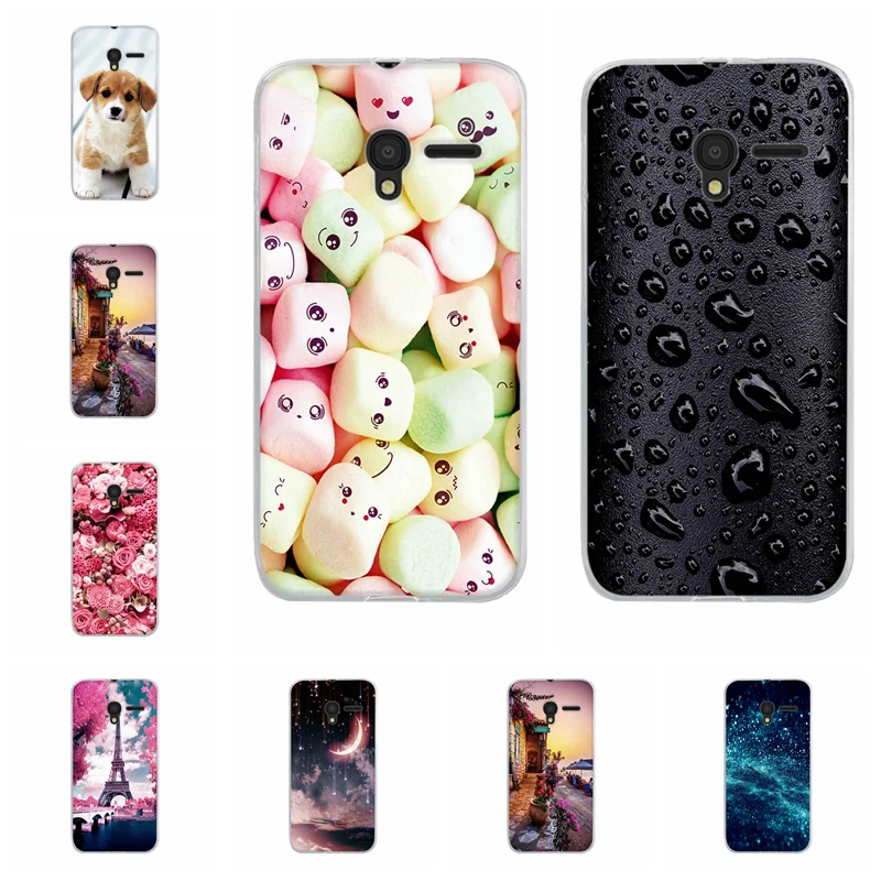 Для Alcatel Pixi 3 4,5 Pixi 4 5,0 чехол с цветочным узором для Alcatel One Touch Pixi 3 4,5 5017 5017D 5019D Мягкий силиконовый чехол