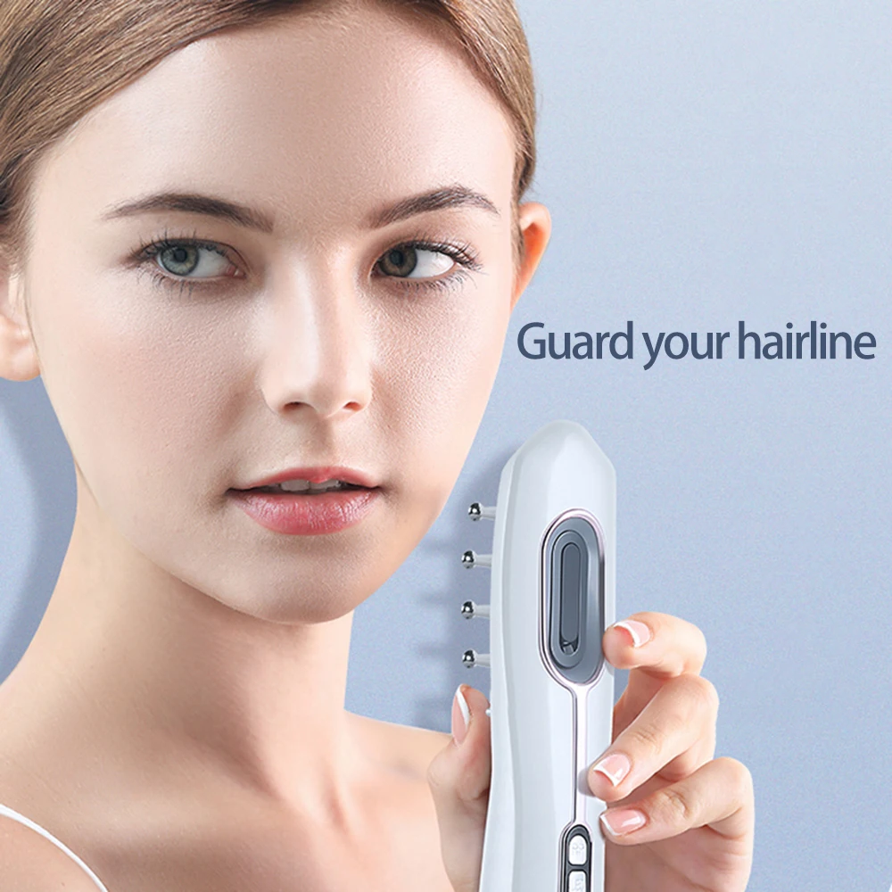 

Electric Laser Hair Growth Comb Anti Hair Loss Treatment Hair Regrowth Brush RF Microcurrent Hair Comb Prevent Hair Loss