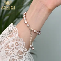 ashiqi natural baroque pearl 925 sterling silver bracelet fashion jewelry for women 2021 new