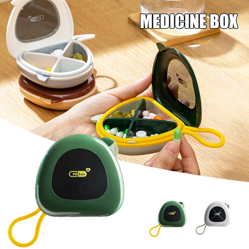 

Portable Grid Pill Case Multipurpose Mini Bird Jewelry Storage Box Large-Capacity Sealed Pill Case NIN668