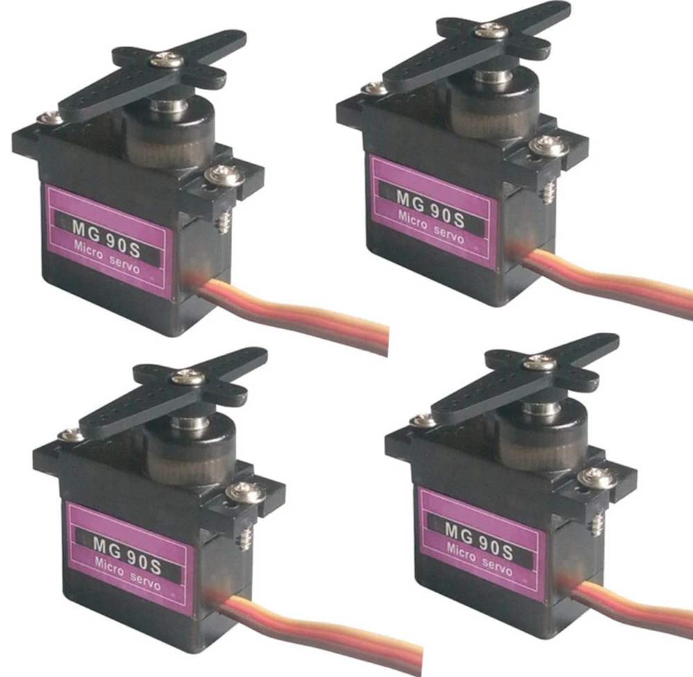 MG90S металлическая шестерня 9g сервопривод micro SG90 Для робота Rc вертолет самолет
