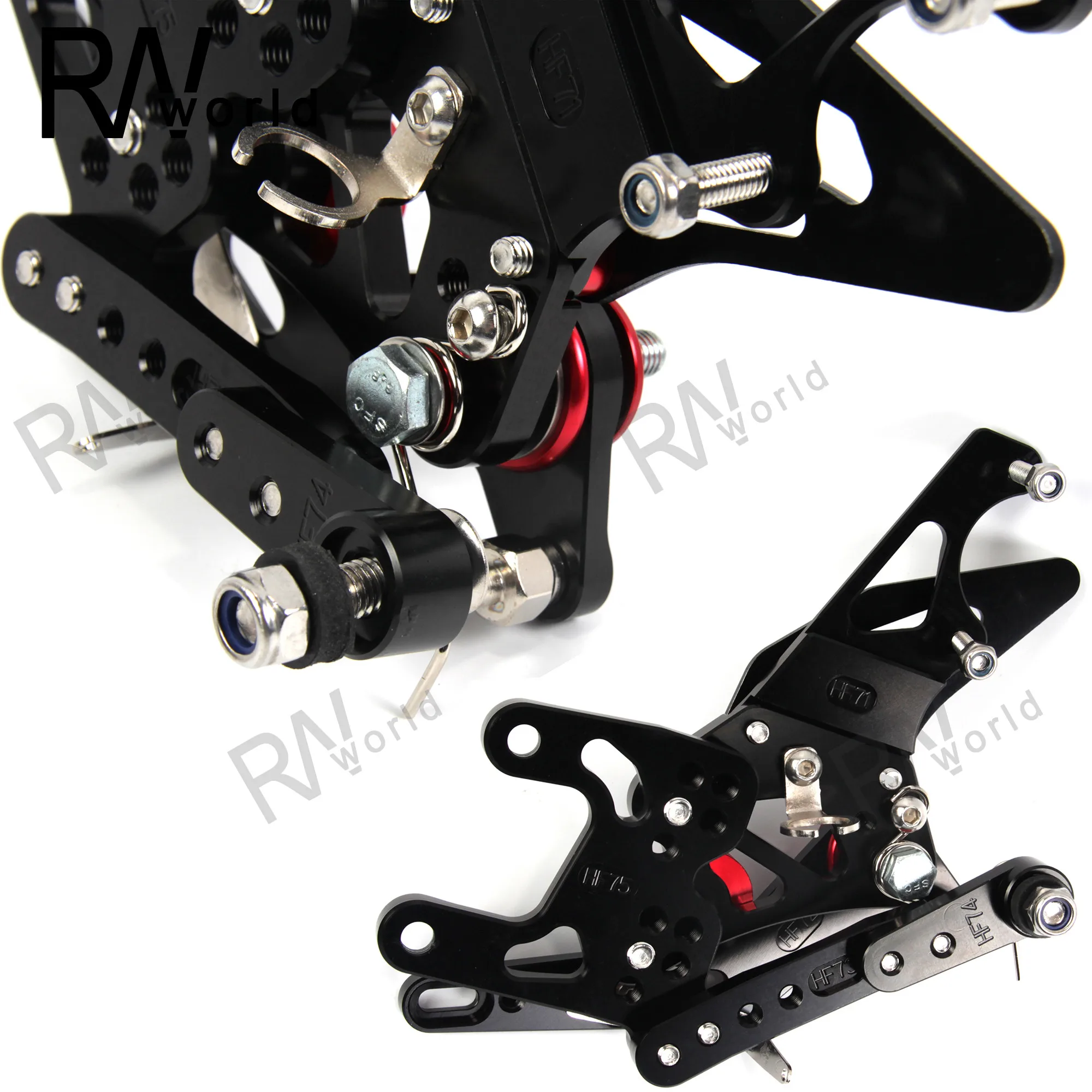 Мотоциклы с ЧПУ регулируемый задний комплект Rearsets Подножка для HONDA CBR1000RR CBR 1000RR SP