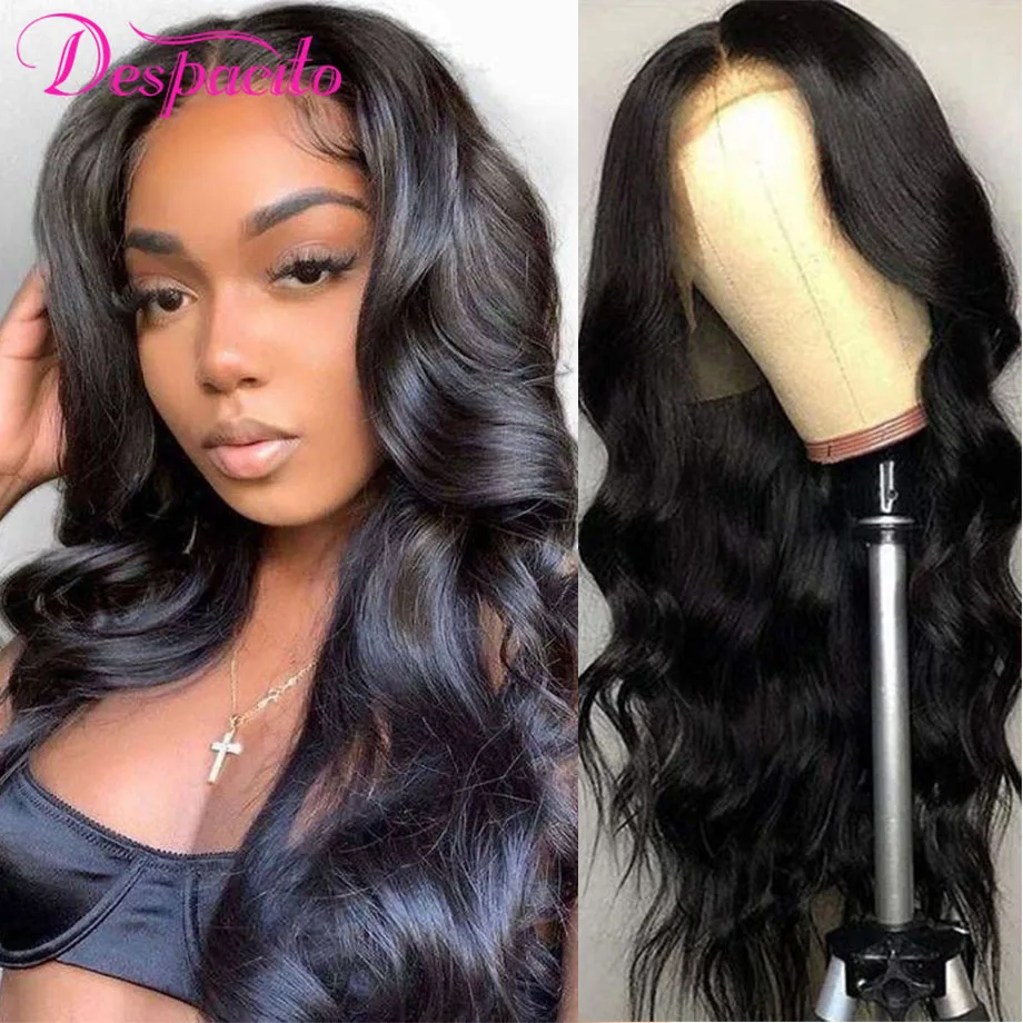 

Brazilian Body Wave Lace Front Wig 13x1 Lace Frontal Wigs For Women 4x1 T Part Lace Closure Cheap Wigs Free Shipping Despasito