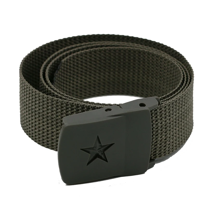 

Ремень тактический унисекс, тонкий гладкий пояс с автоматической застежкой, нейлоновый