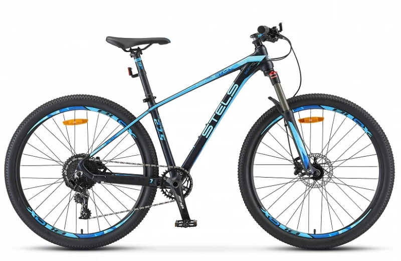 Велосипед Stels Navigator-770 D 27.5&quot V010 17&quot Тёмно-синий | Спорт и развлечения