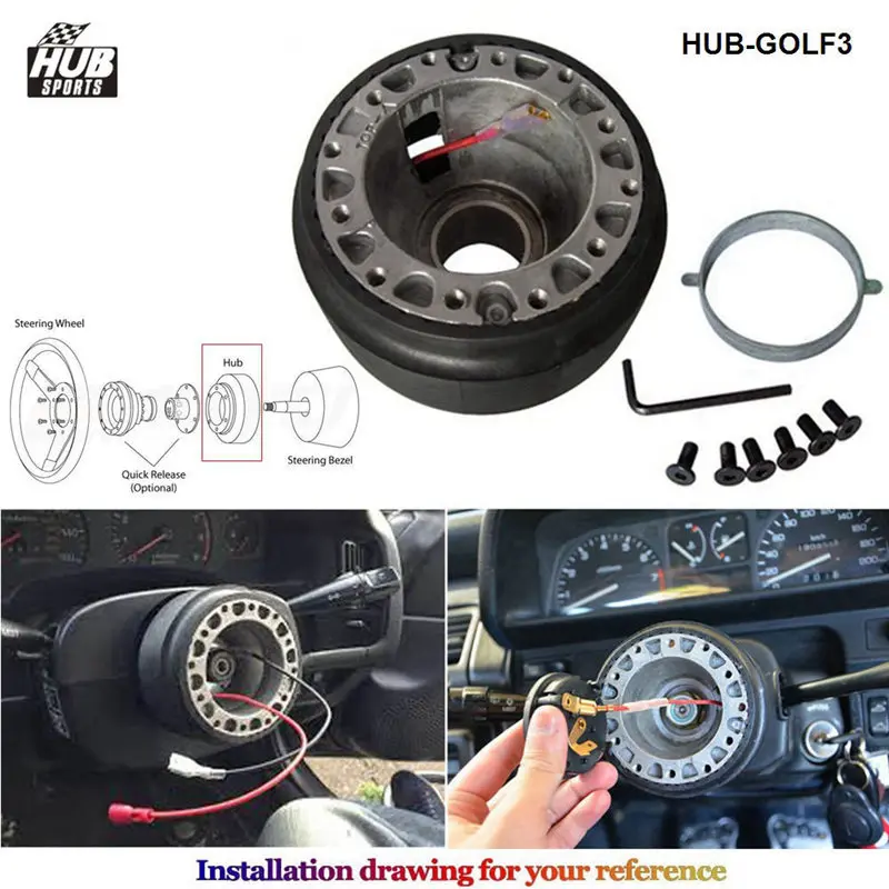 Адаптер ступицы рулевого колеса для Volkswagen VW Golf MK3|boss kit|steering wheel boss kitkit hub |