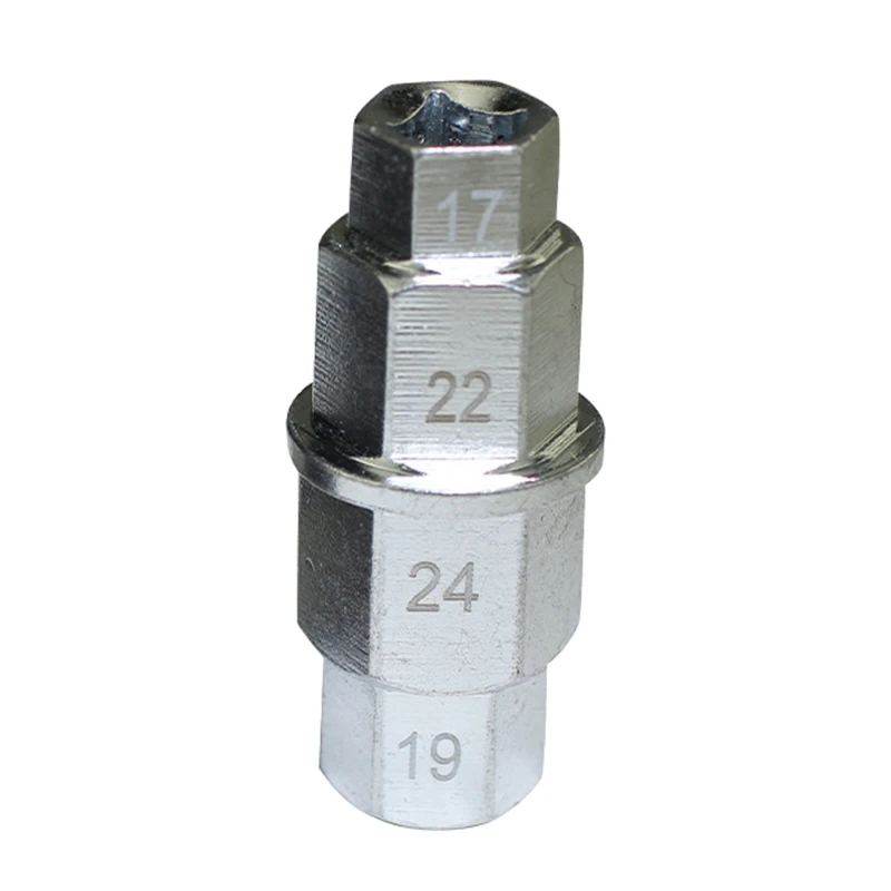 

Motorcycle Front Axle Socket Driver Spanner Universal Hexagon Socket Motorbike Wheels Spindle Sleeve Dedicated Disassembly Wrenc