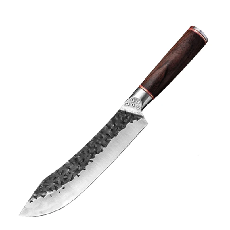 

7 Inch Chef Utility Knife Boning knife Stainless Steel Kitchen Knives Cooking Tool Cleaver Butcher Knives With Wooden Handle