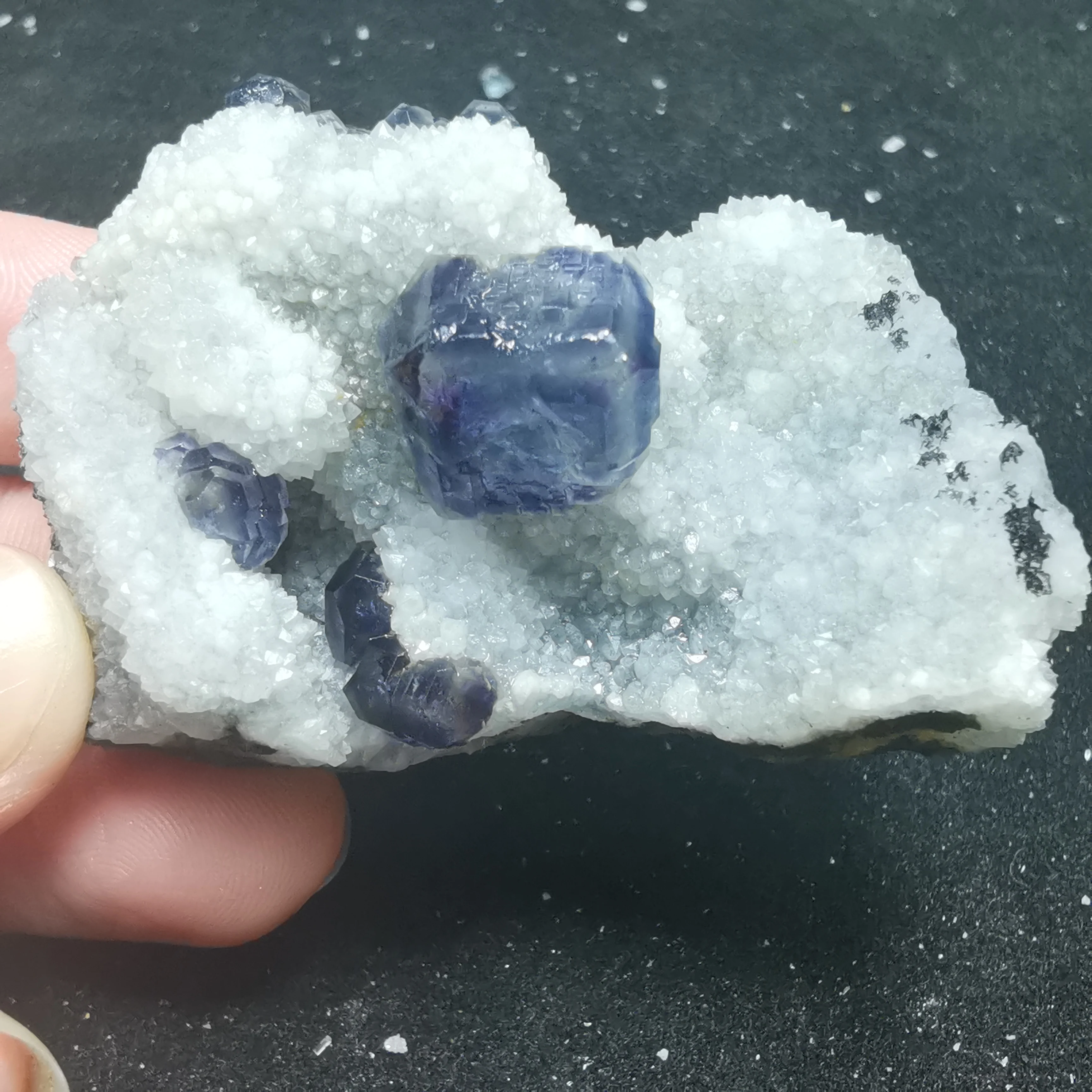 

45.4Natural crystal, blue green fluorite, crystal mineral, crystal specimen