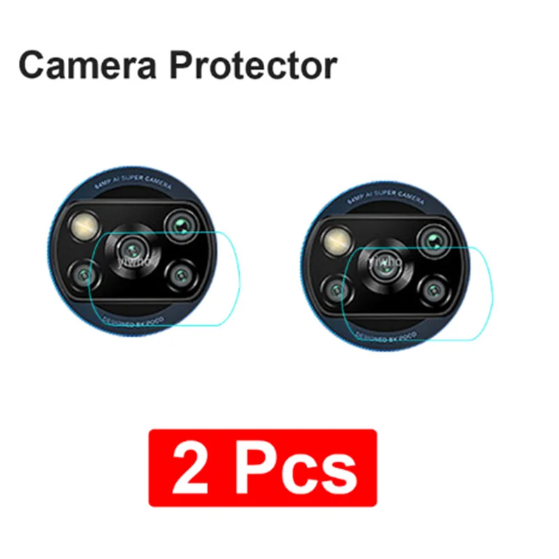 Защитное стекло для камеры 2 шт. Xiaomi Poco X3 NFC X 3 Pro защитные пленки на Xaomi M3 стеклянная