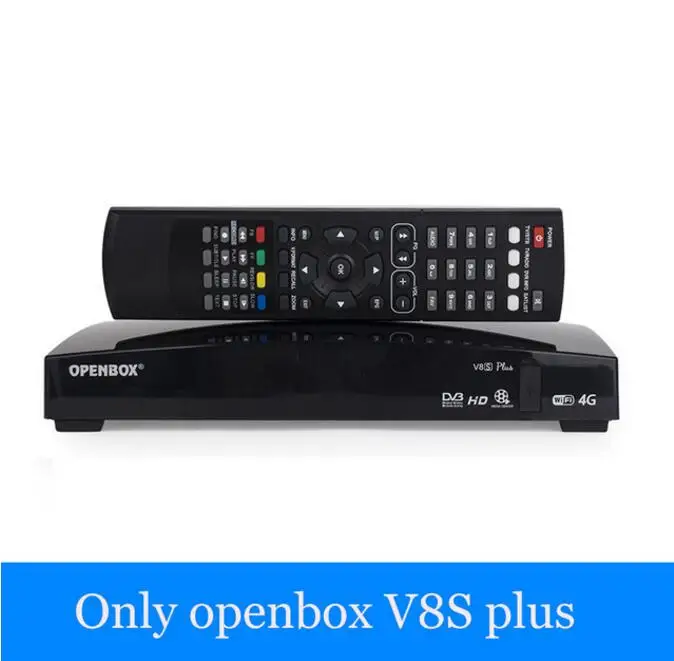 v8s plus Openbox V8S плюс DVB-S2 цифровой спутниковый ресивер S-V8 WEBTV Biss ключ 2x USB слот USB Wifi 3g Youporn NEWCAMD - Цвет: v8s plus