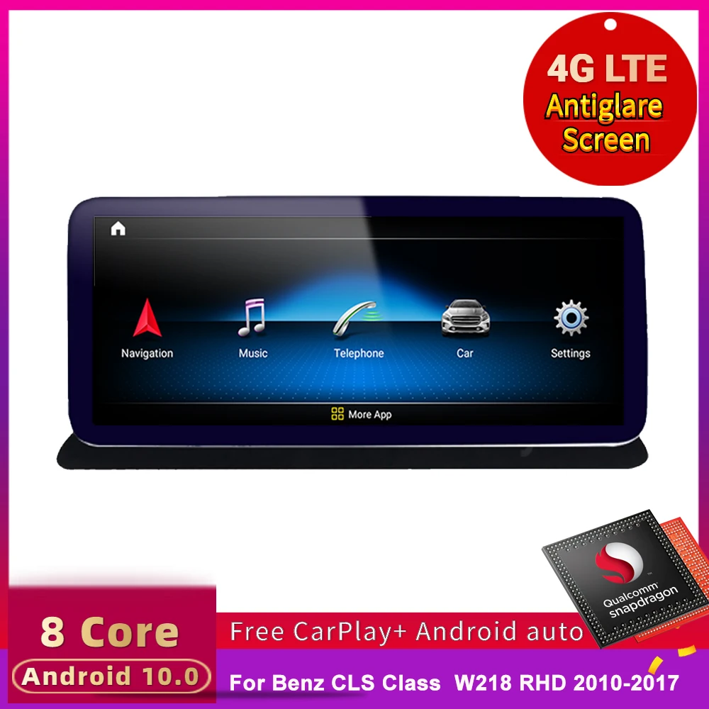 Автомобильная Мультимедийная система Android 10 0 4 + 64 ГБ автомобильный dvd плеер