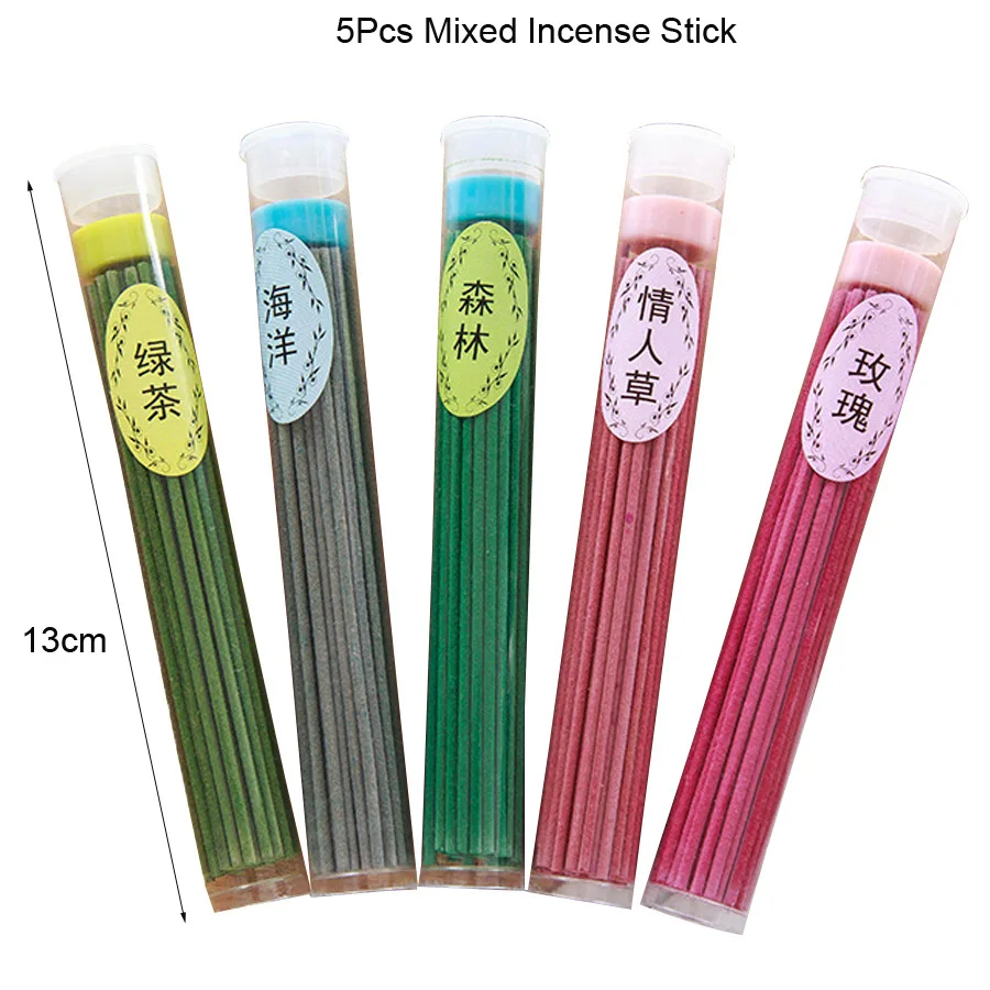 5Box Mix Stick Подарок ладан ручной работы подставка для ладана многослойная башня Лаки Фэн Шуй ладан держатель курильница сандаловое дерево ладан Будда украшения - Color: 5Box Mix Stick